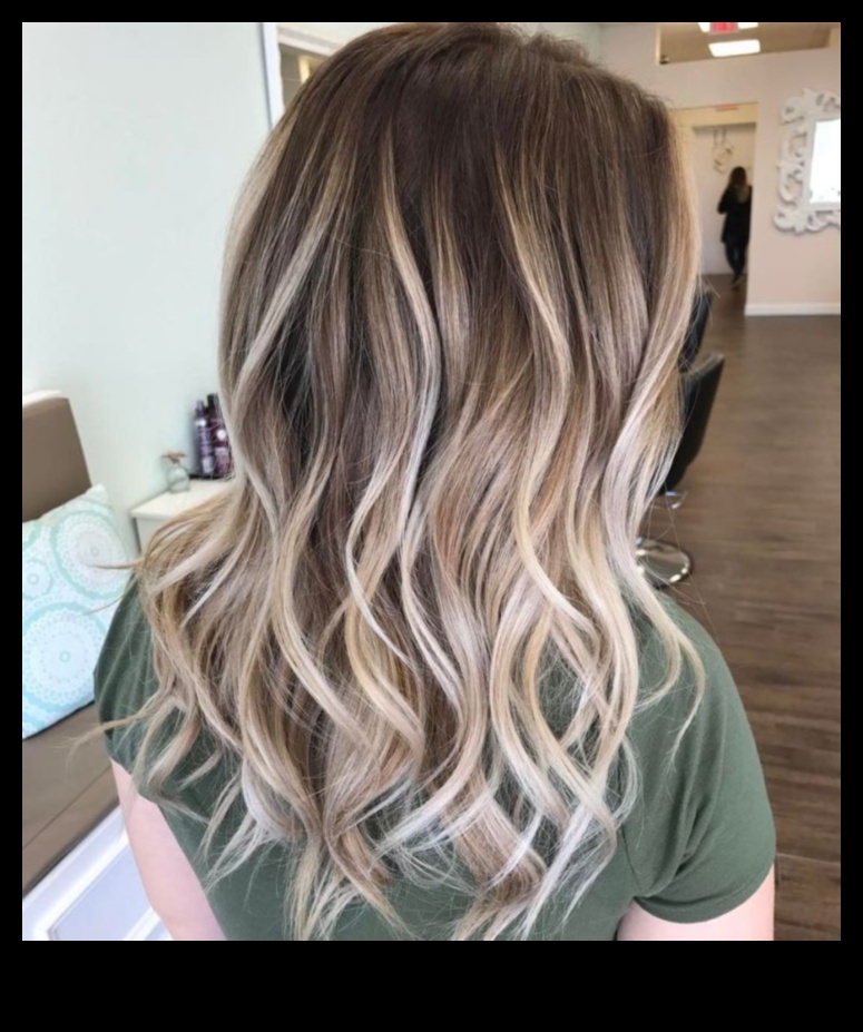 Balayage Bliss: Zahmetsizce Şık Saç Rengi Fikirleri