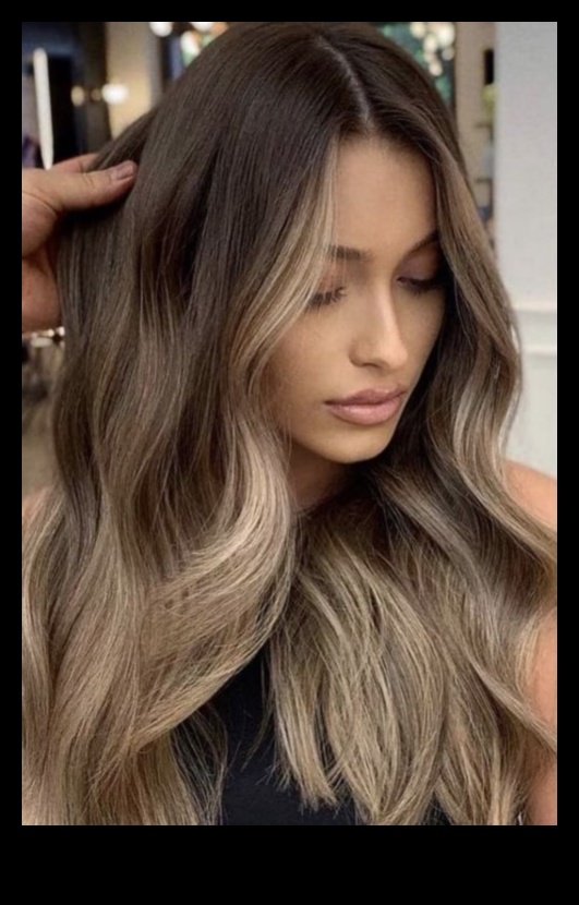 Balayage Bliss: Zahmetsizce Şık Saç Rengi Fikirleri